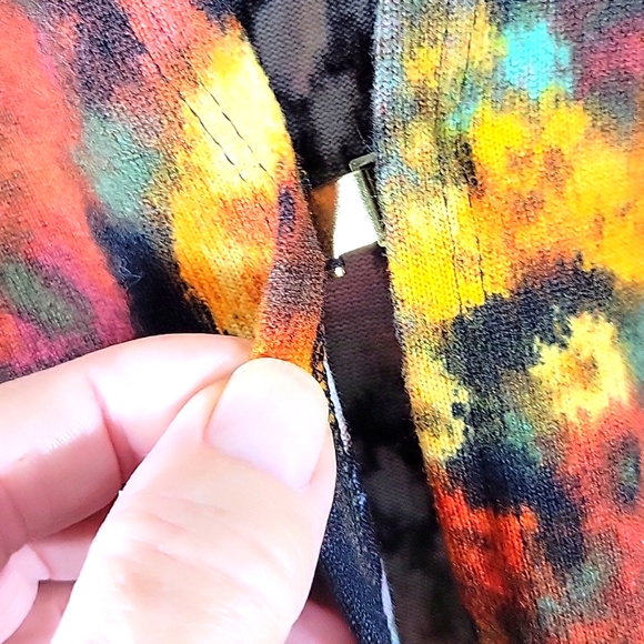 NWOT Nina Leonard Dolce Knit Duster Cardigan Size PS - Picture 8 of 9